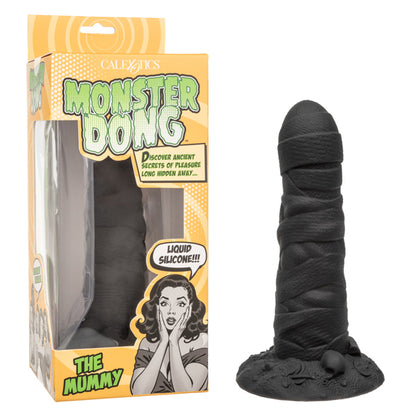Fantasy Mummy 7.25 Inch Realistic Black Silicone Suction Cup Dildo