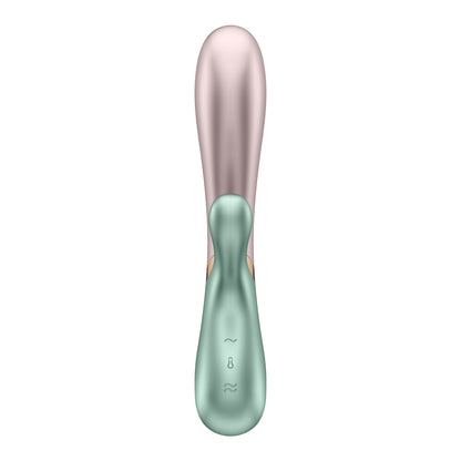 Hot Lover Green App Controlled Warming Rabbit Vibrator - G-Spot & Clitoral Heating Vibrator
