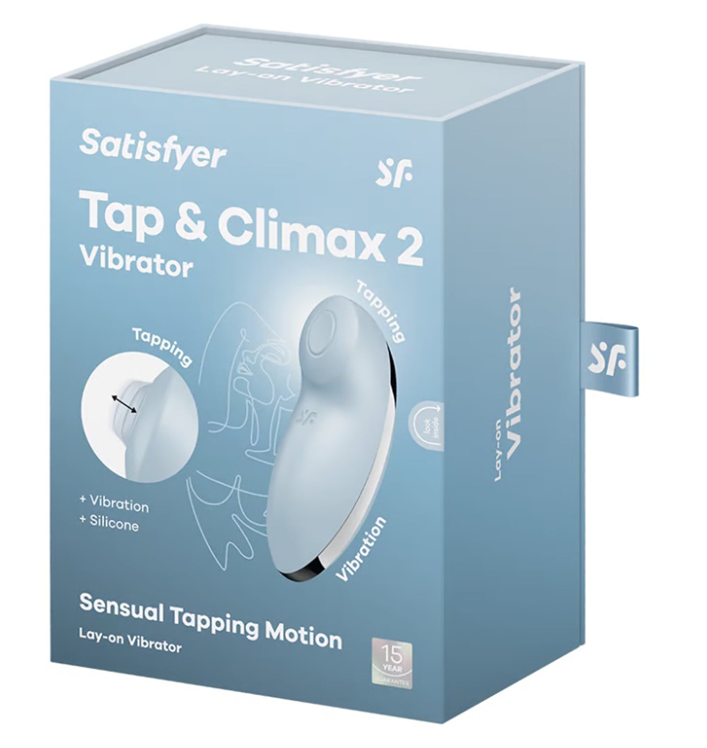 Tap and Climax 2 Blue Clitoral Tapping Vibrator