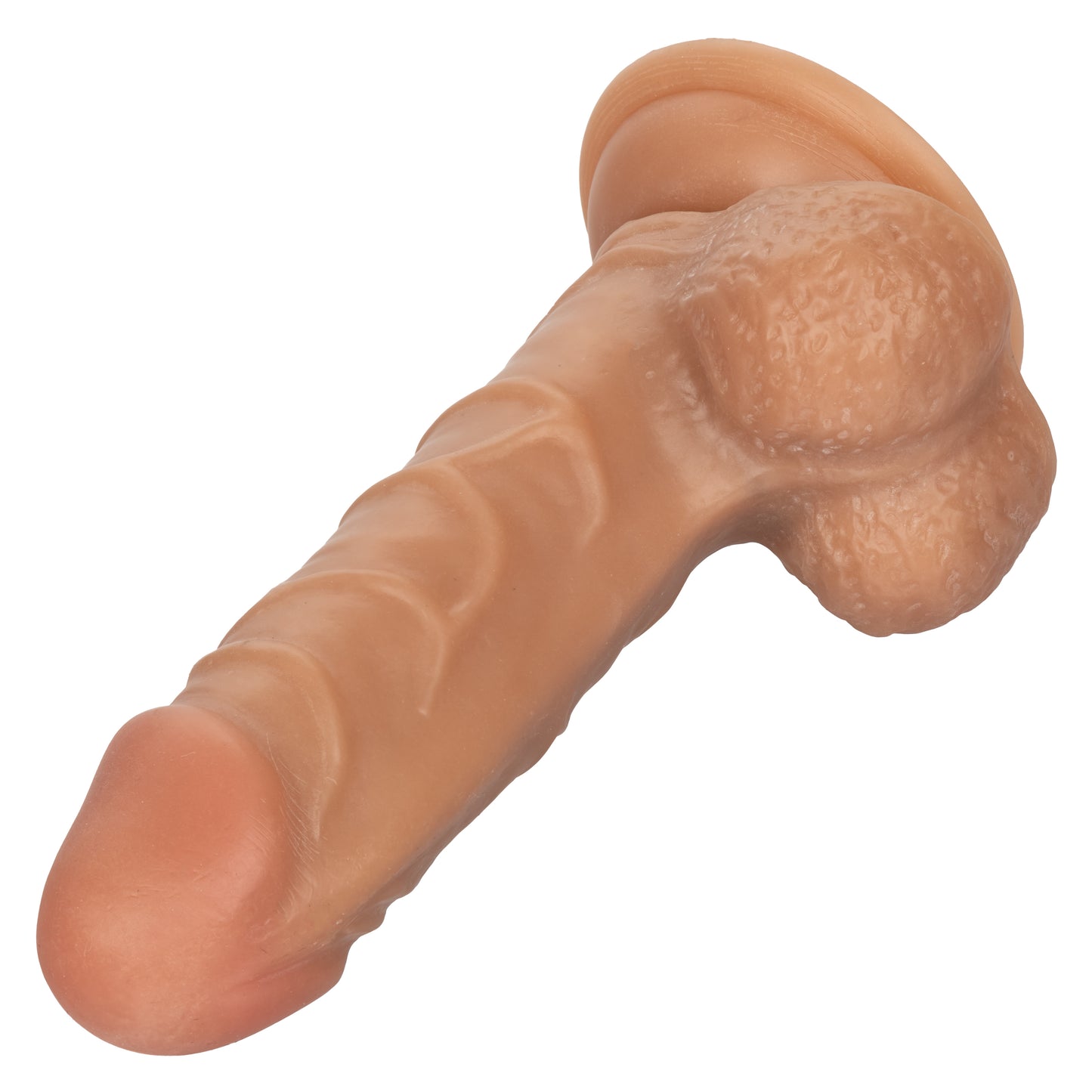 Realistic Suction Cup Dildo Lifeguard 6.3" Flexible Flesh - Harness Compatible