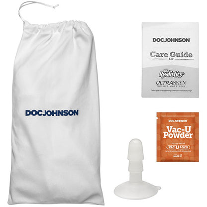 8.25 Inch Maximo Garcia Realistic Dildo Doc Johnson ULTRASKYN Vac-U-Lock Vanilla