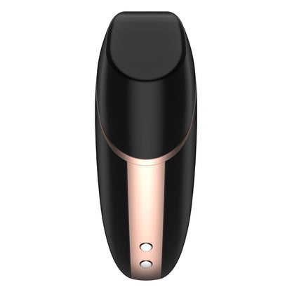 Love Triangle App-Controlled Clitoral Air Pulse Vibrator - Black