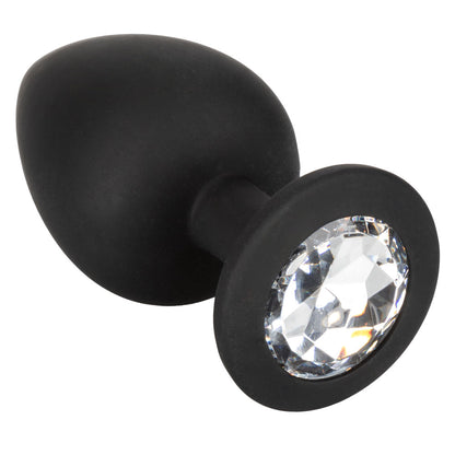 Silicone Gem Anal Training Kit - 3-Piece Jeweled Butt Plug Set