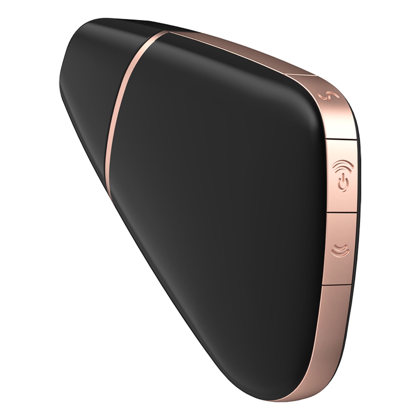 Love Triangle App-Controlled Clitoral Air Pulse Vibrator - Black