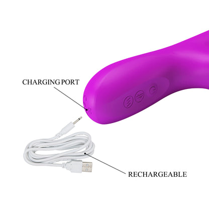 Pretty Love Reese Rabbit Vibrator Thrusting Rotating G-Spot Clitoral