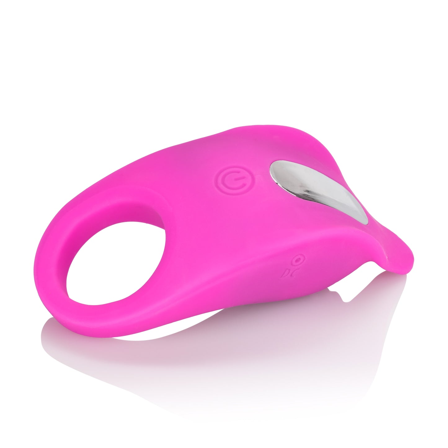 Rechargeable Vibrating Cock Ring - 7 Modes, Waterproof Silicone Pink