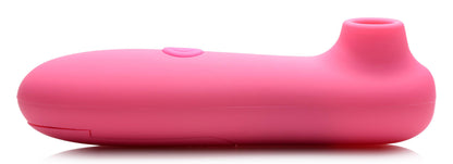 Shegasm Travel Sideslick Clit Suction Stimulator - 10 Suction Levels, Compact Pink