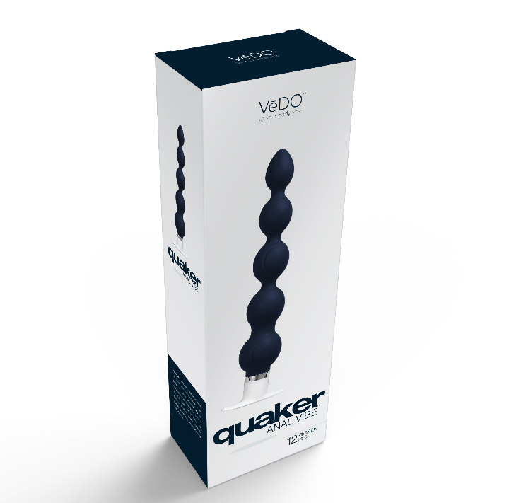 Quaker Anal Vibe – Vibrador Anal Negro