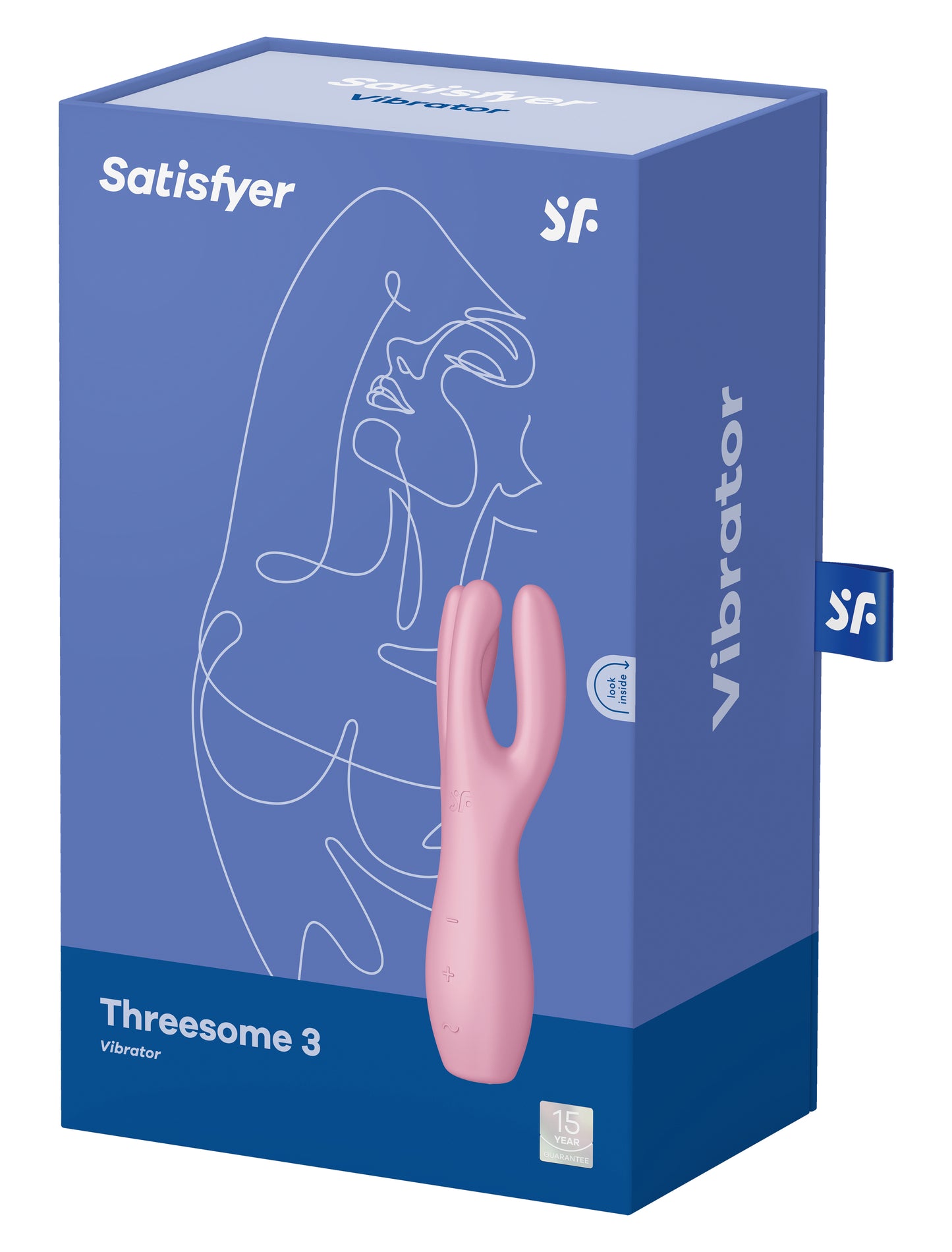 Threesome 3 Pink Lay-On Clitoral Vibrator