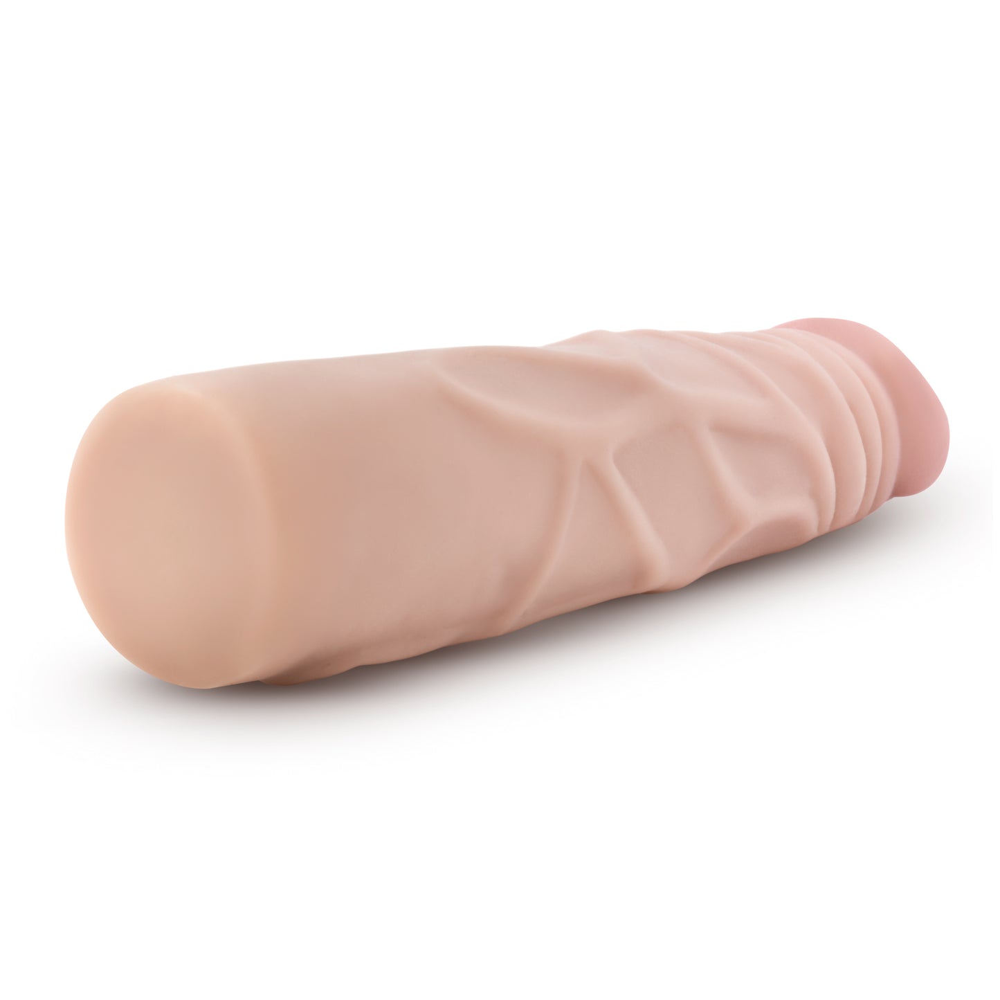 XS Plus Realistic Veined Flexible Dildo 7.5" Natural