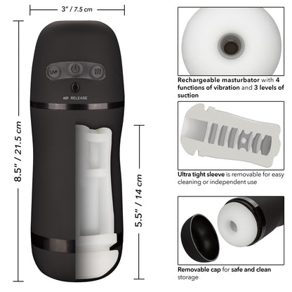 CalExotics Optimum Power Pulsar Suction & Vibration Stroker