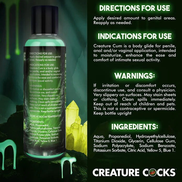 Creature Cum Green – Lubricante Íntimo Base de Agua 4oz