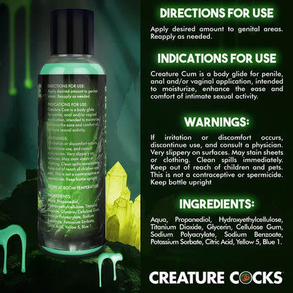 Creature Cum Green – Lubricante Íntimo Base de Agua 4oz