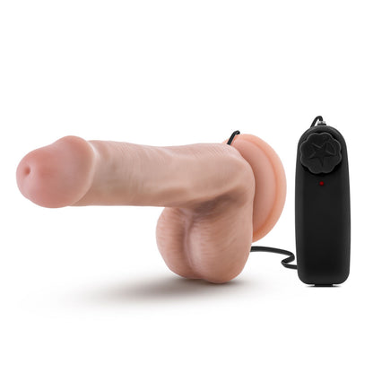 Dr. Skin Dr. Rob 4.5 Inch Realistic Vibrator - Vanilla Realistic Dildo with Suction Cup