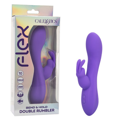 Flex Bend & Hold Double Rumbler - Rechargeable Flexible Vibrator