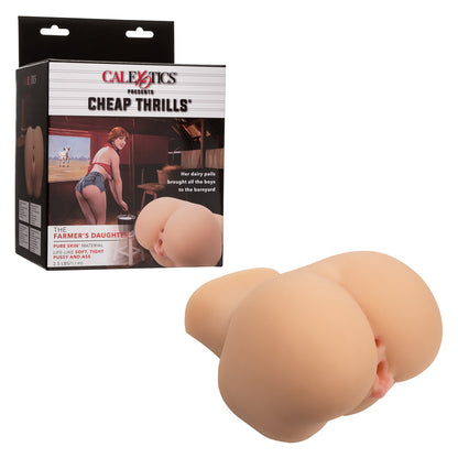 La Hija del Granjero Realistic Masturbator 2.4 lb Double-Entry Pure Skin Stroker