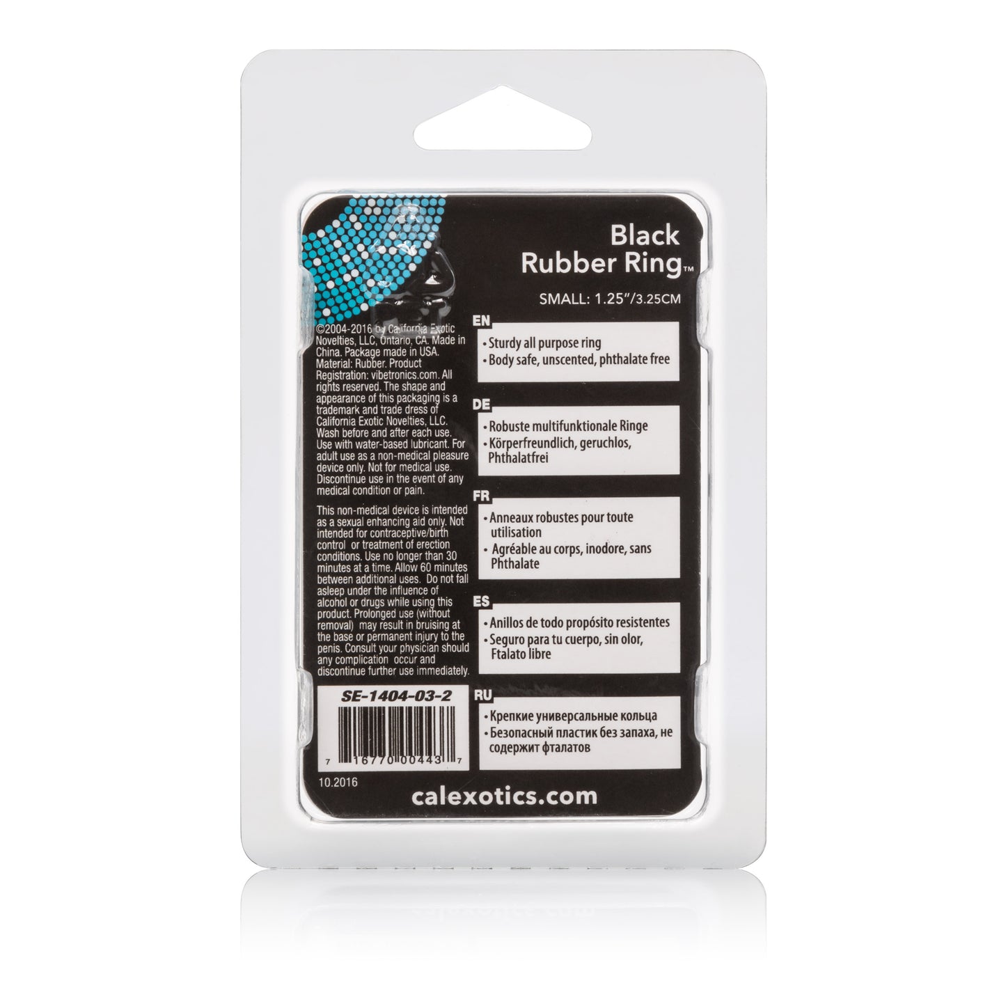 "Rubber Ring - Small - Black SE1404032"