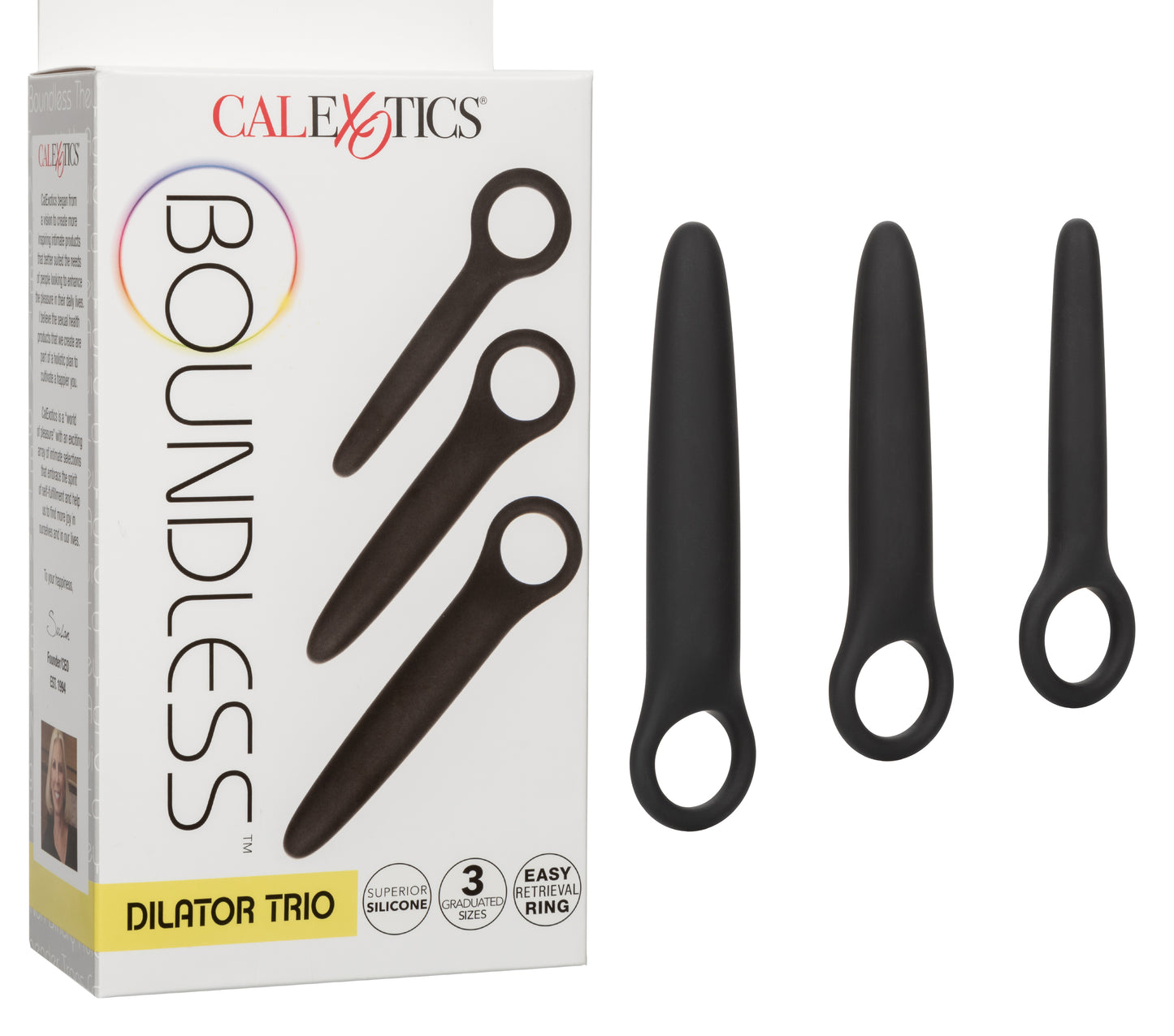 CalExotics Progressive Anal Dilator Training Set - 3 Sizes - Blac