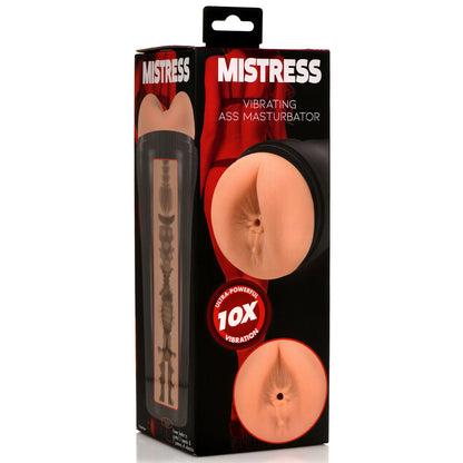 Mistress Vibrating Ass Masturbator - Medium Realistic Anal Stroker