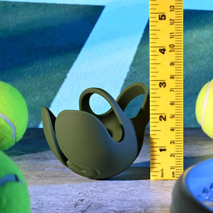 Rechargeable Scrotum Vibrator with Textured Cup - 9 Modes, Magnetic Charging Green