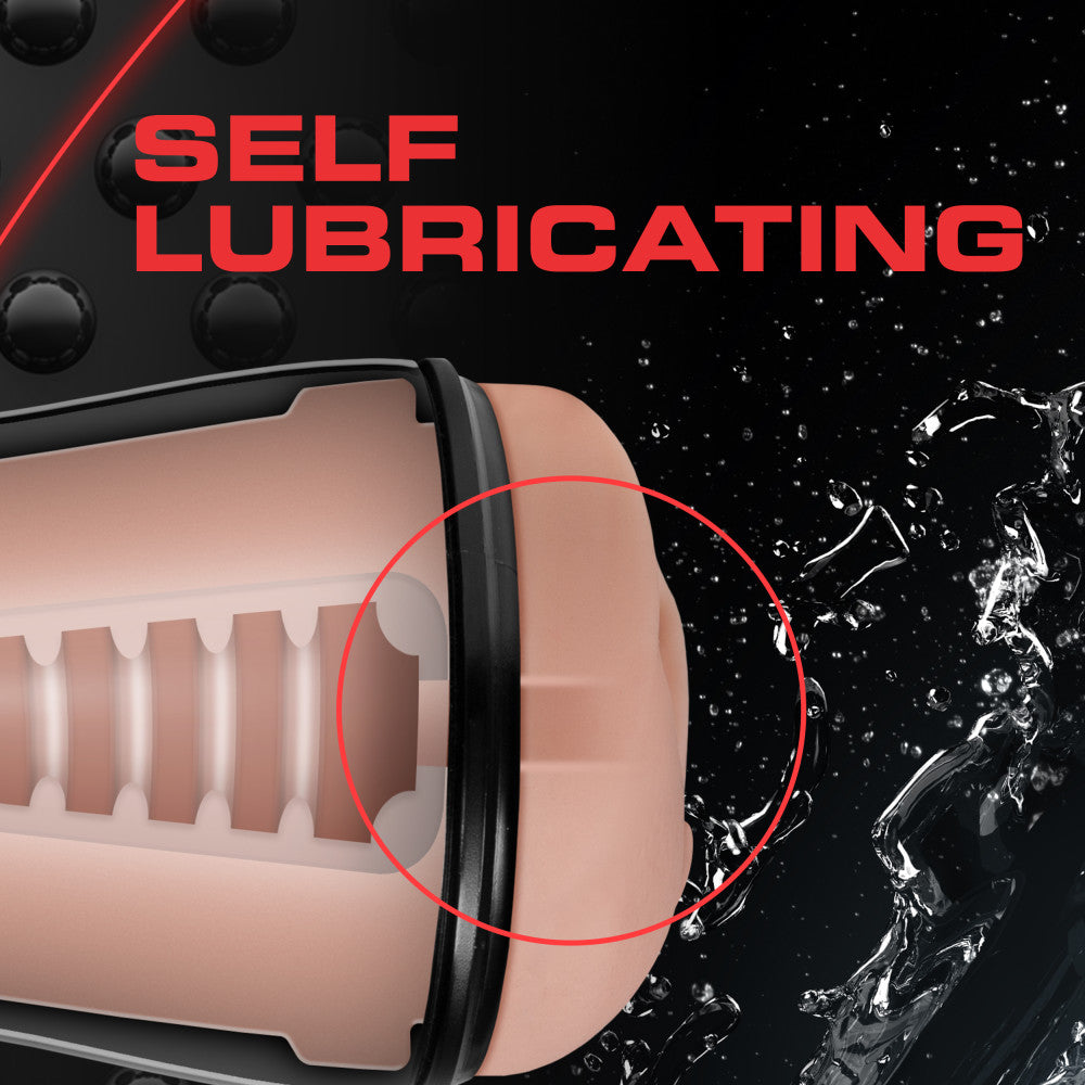 M for Men Soft & Wet Self-Lubricating Male Masturbator Cup - Realistic Vagina Stroker
