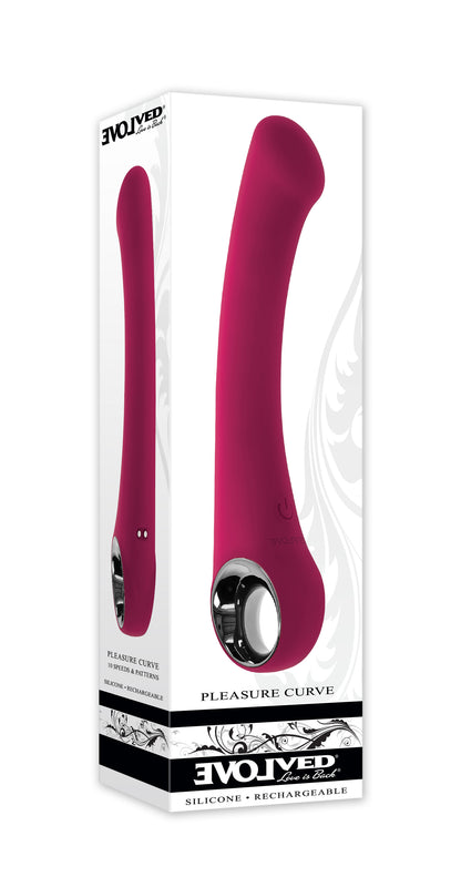 Pleasure G-Spot Vibrator Flat Head Rechargeable Silicone