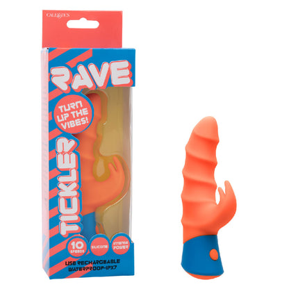 Triple Tickler Vibrator Dual Clitoral G-Spot Stimulation Rechargeable