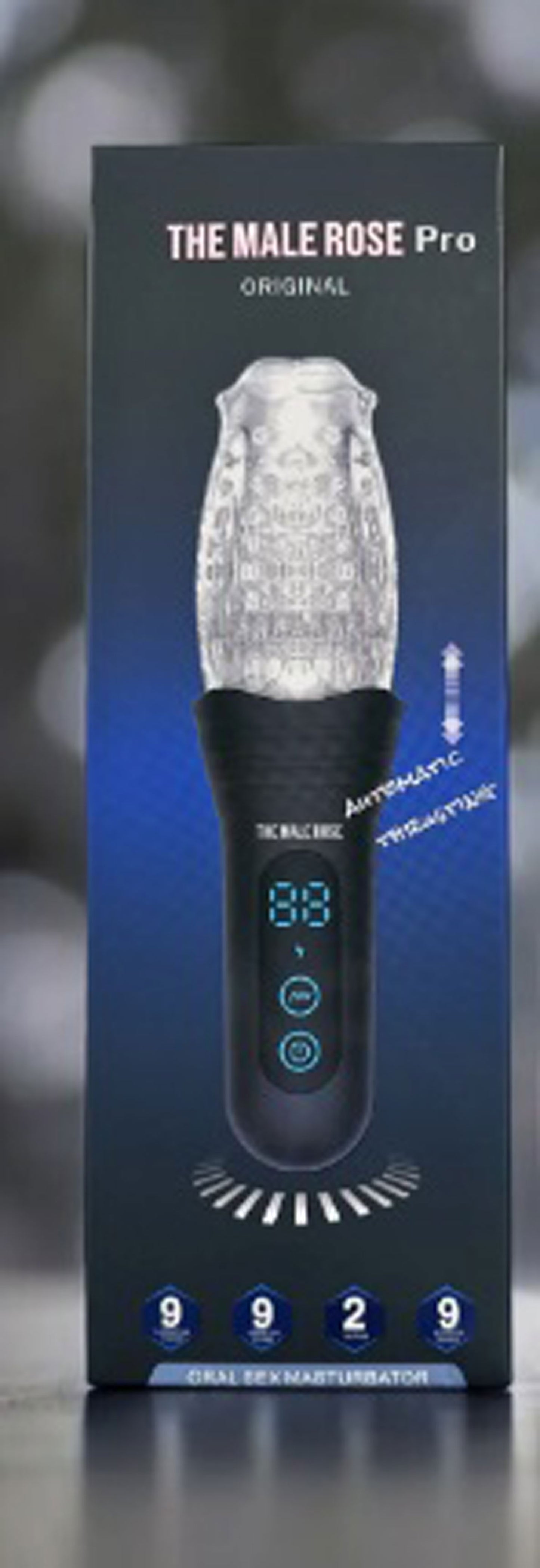 Rose Male Masturbator with Rotation & Vibration - The Male Rose Pro