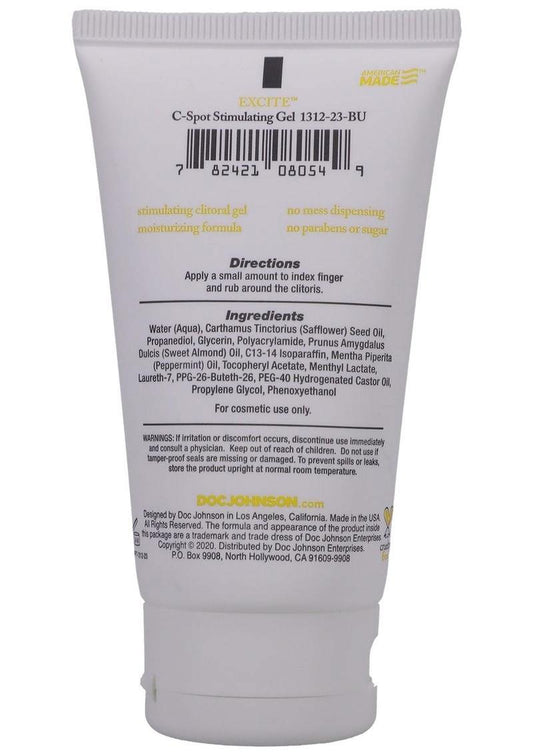 Intimate Enhancements Excite - C-Spot Stimulating Gel - 2 Oz. - Boxed