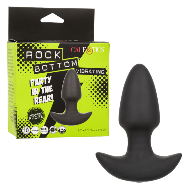 Thrusting Vibrating Prostate Massager with 10 Modes - Black