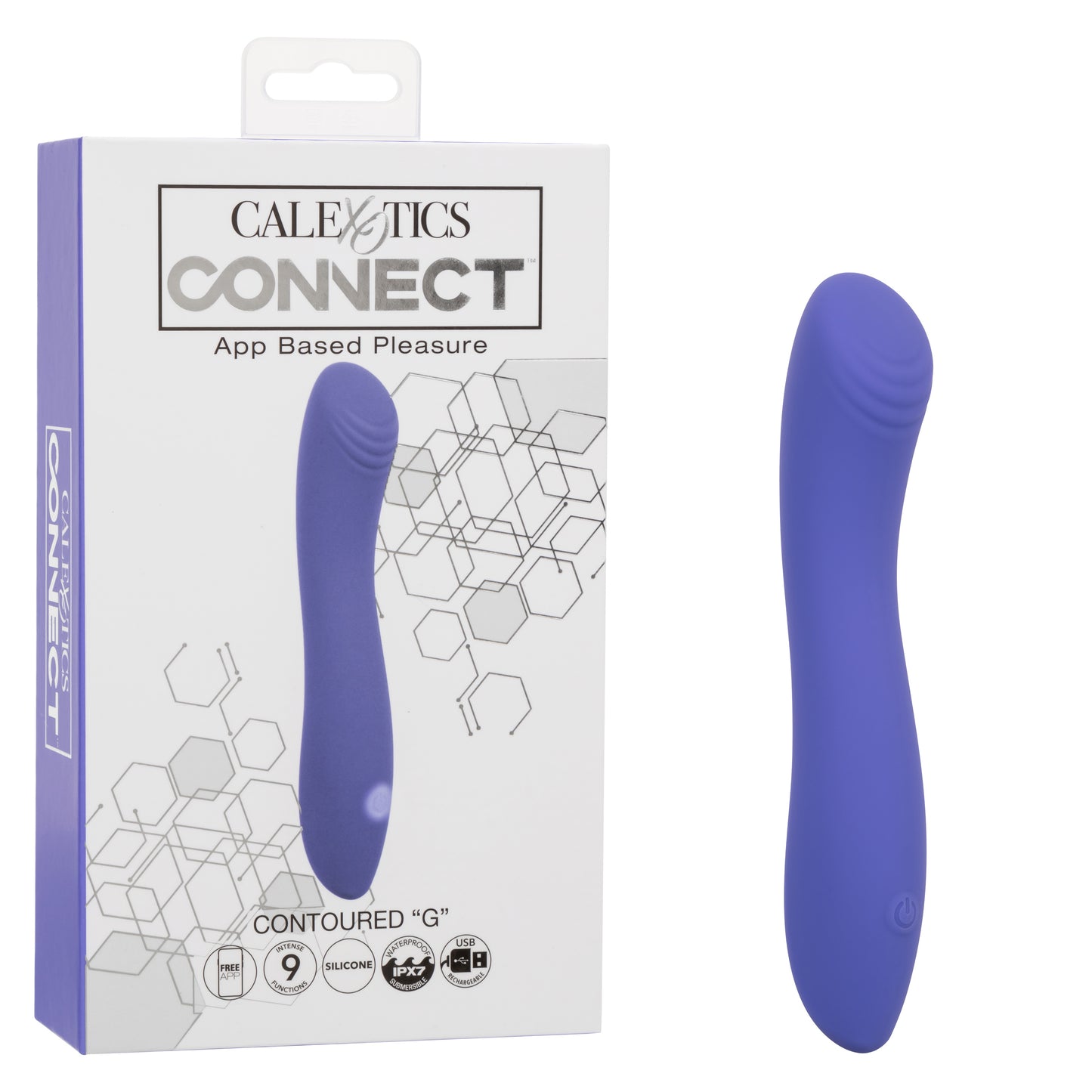 CalExotics Connect Contoured G Rechargeable App-Controlled G-Spot Vibrator