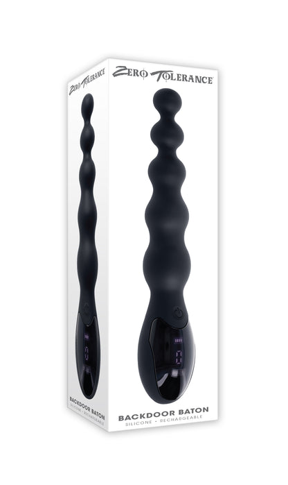 Backdoor Baton Vibrating Anal Beads – Rechargeable 9 Modes